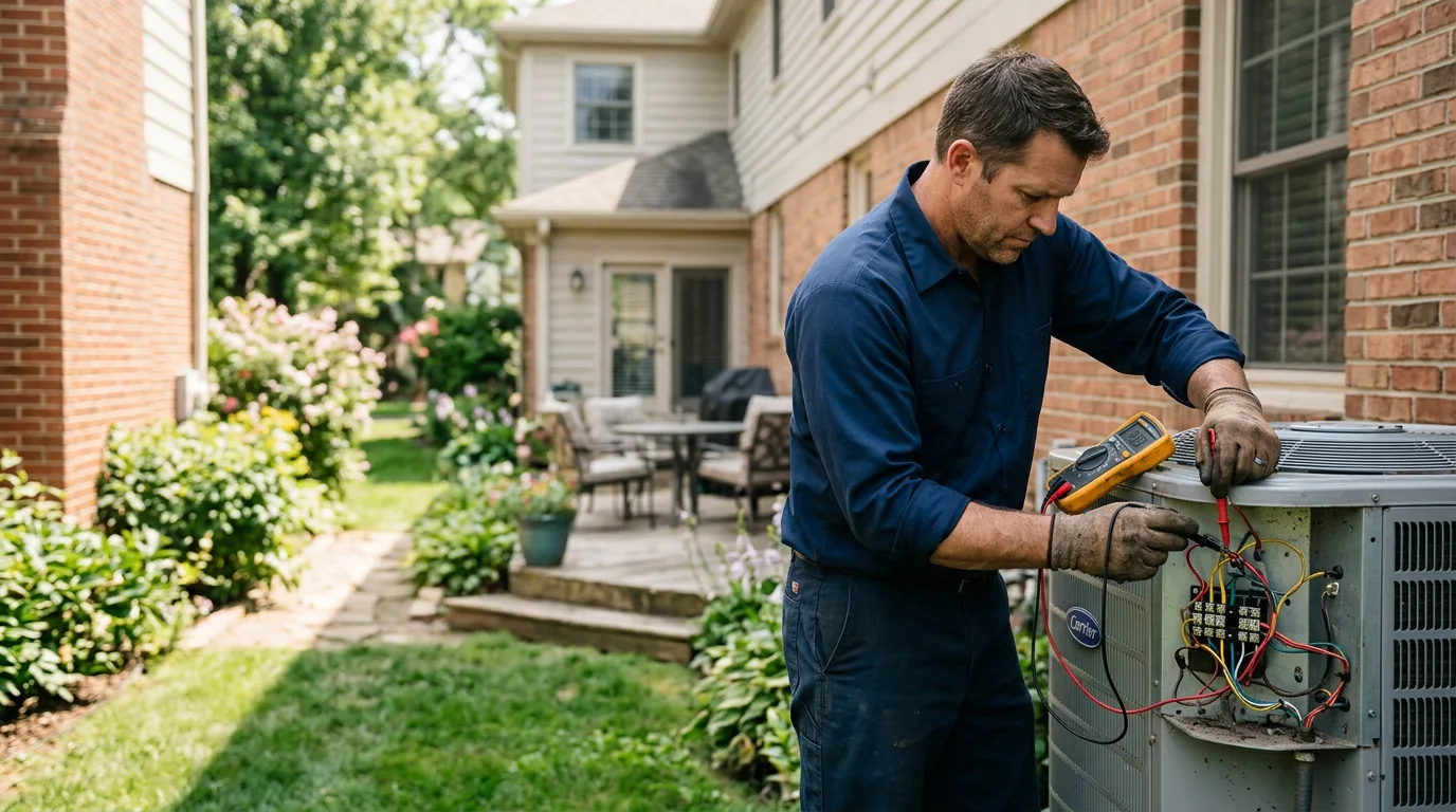 HVAC technician working near Chula Vista, CA
